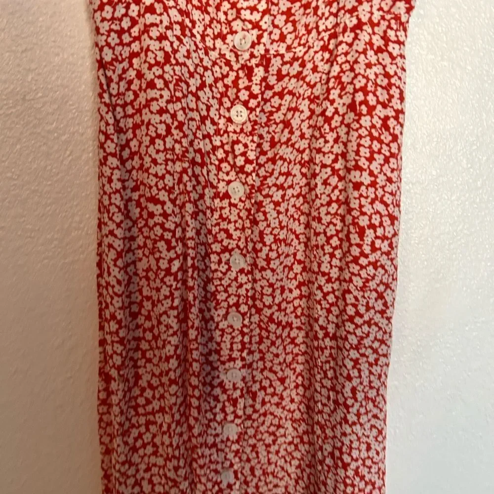 Capulet Floral Red Dress xs